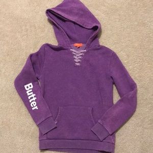 Youth size Large Butter Hoodie sweatshirt